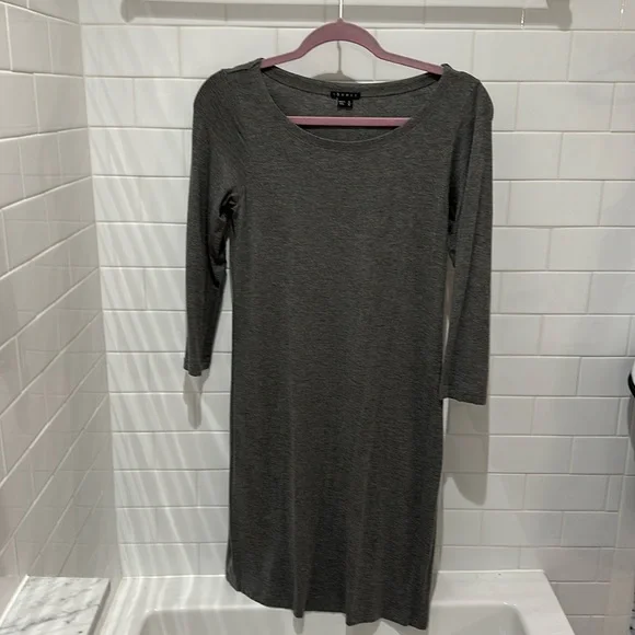 Theory | Dresses | Theory Grey Jersey Dress | Poshmark